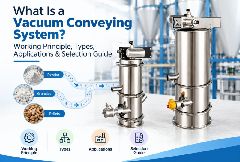 What Is a Vacuum Conveying System? Working Principle, Types, Applications & Selection Guide