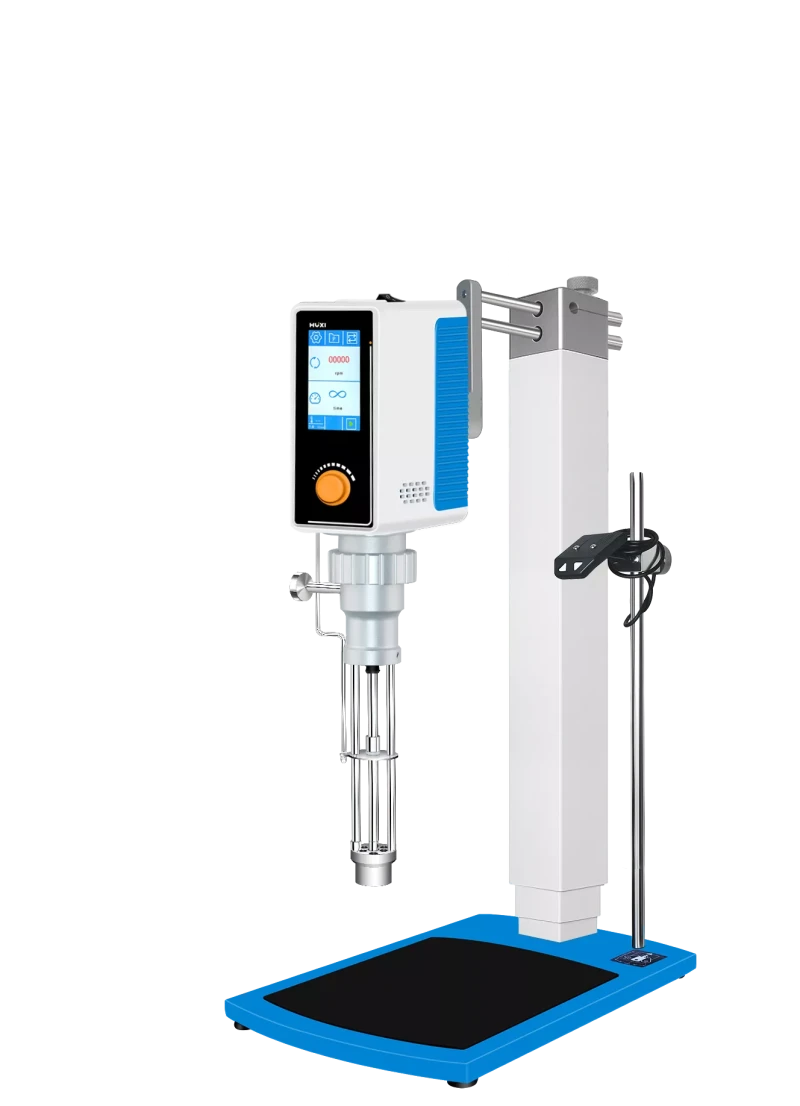 Touch screen Digital 6L Manual and Electric lifting Emulsifying and Disperising Homogenizer 